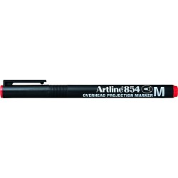 Ohp Permanent Marker Artline 854, Varf Mediu - 1.0mm - Rosu