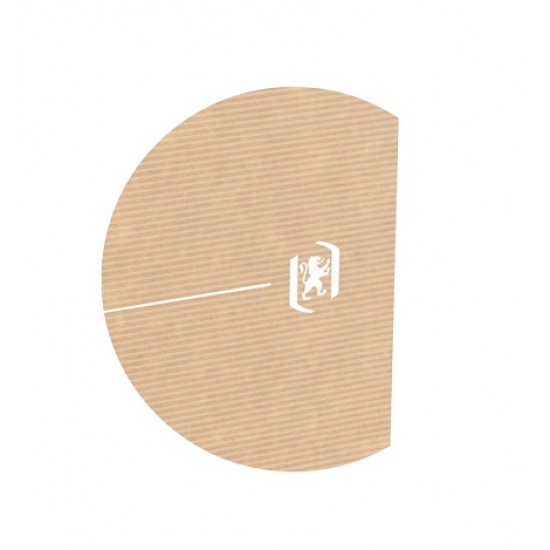 Caiet Mecanic Oxford Touareg, Carton Reciclat, 4 Inele D25mm, Cotor 35mm - Kraft/alb