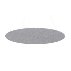 Panou Pentru Atenuare Sunet, D120cm, Pet Felt, Cu Sistem De Agatare De Tavan, Inclus, Smit - Gri Des