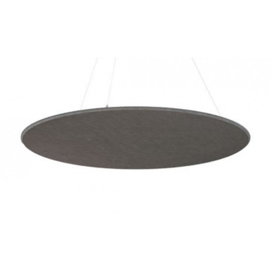 Panou Pentru Atenuare Sunet, D120cm, Pet Felt, Cu Sistem De Agatare De Tavan, Inclus, Smit - Gri Inc