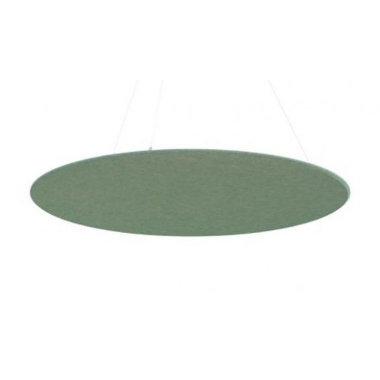 Panou Pentru Atenuare Sunet, D120cm, Pet Felt, Cu Sistem De Agatare De Tavan, Inclus, Smit - Verde P