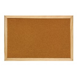 Panou Pluta Cu Rama Din Lemn, 40 X 60 Cm, Optima