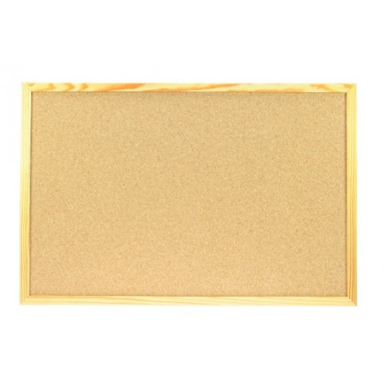 Panou Pluta Cu Rama Din Lemn, 90 X 120 Cm, Exiton