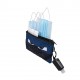 Penar Dublu Cu Fermoar Si Masca Material Textil, Zipit Face-it Bandit - Albastru