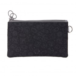 Penar Dublu Cu Fermoar Si Masca Material Textil, Zipit Face-it Creature - Negru