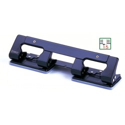 Perforator Metalic 4 Gauri, 15 Coli, Turikan Dp-1240 - Negru