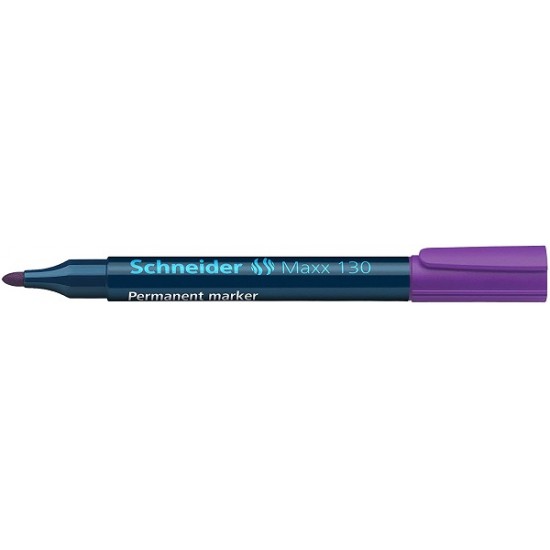 Permanent Marker Schneider Maxx 130, Varf Rotund 1-3mm - Violet