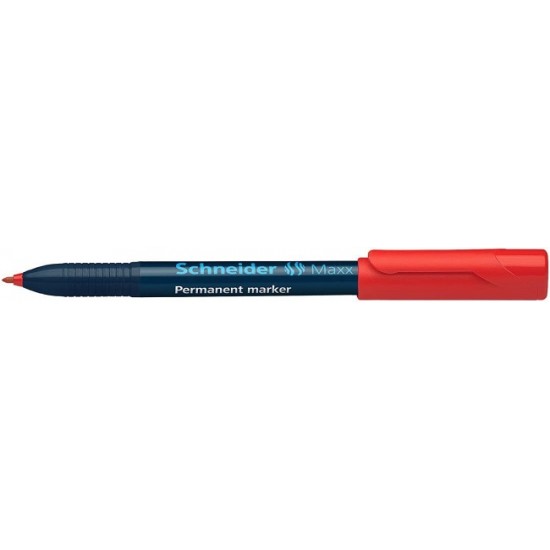 Permanent Marker Schneider Maxx 240, Varf Rotund 1-2mm - Rosu