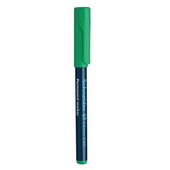Permanent Marker Schneider Maxx 240, Varf Rotund 1-2mm - Verde