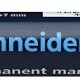 Permanent Marker Schneider Maxx 250, Varf Tesit 2+7mm - Rosu