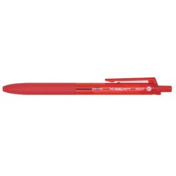 Pix Penac X-beam Xb-107, Rubber Grip, 0.7mm, Clema Plastic, Corp Rosu - Scriere Rosie