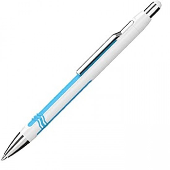 Pix Schneider Epsilon Touch Xb, Varf 1.4mm - Corp Alb/bleu - Scriere Albastra