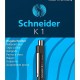 Pix Schneider K1, Clema Metalica, Corp Negru - Scriere Neagra
