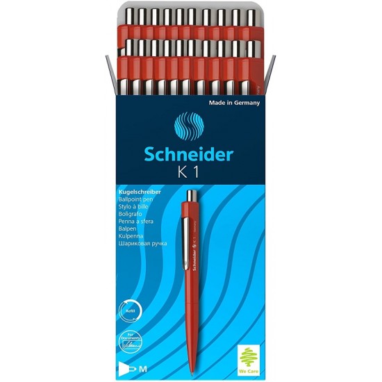 Pix Schneider K1, Clema Metalica, Corp Rosu - Scriere Rosie