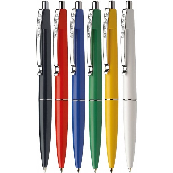 Pix Schneider Office, Clema Metalica, Culori Asortate - Scriere Albastra