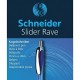 Pix Schneider Slider Rave Xb, Rubber Grip, Accesorii Metalice - Scriere Albastra