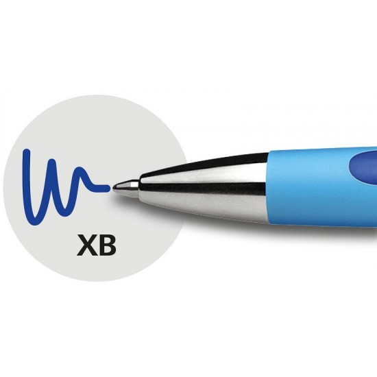 Pix Schneider Slider Rave Xb, Rubber Grip, Accesorii Metalice - Scriere Albastra