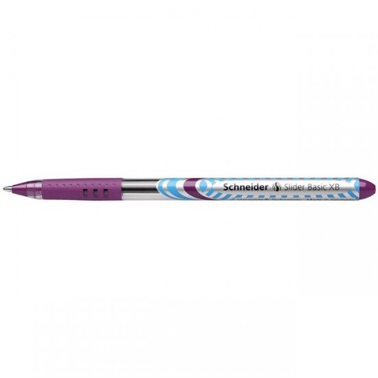 Pix Schneider Slider Basic Xb, Rubber Grip, Varf 1.4mm - Scriere Violet