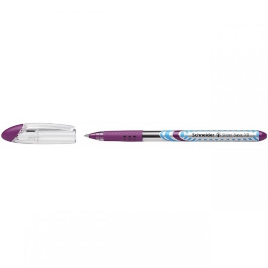 Pix Schneider Slider Basic Xb, Rubber Grip, Varf 1.4mm - Scriere Violet