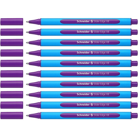 Pix Schneider Slider Edge Xb, Rubber Grip, Varf 1.4mm - Scriere Violet