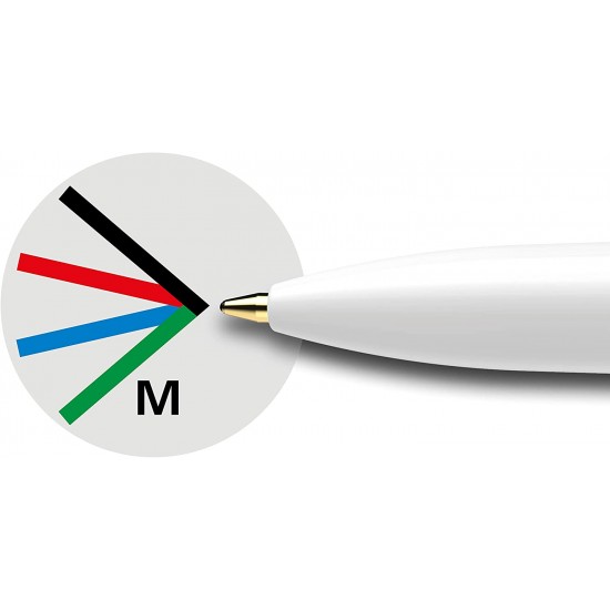 Pix Schneider Take 4, Corp Alb/bleu, Clema Metalica - 4 Culori