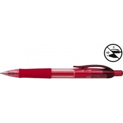 Pix Cu Gel Penac Fx-7, Rubber Grip, 0.7mm, Corp Transparent Rosu - Scriere Rosie Pix Cu Gel Penac Fx-7, Rubber Grip, 0.7mm, Corp Transparent Rosu - Scriere Rosie