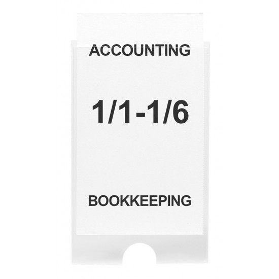 Porteticheta Autoadeziva + Insert, 55 X 102mm, 6/set, Probeco