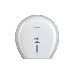 Dispenser Plastic Alb Pentru Hartie Igienica (27x26x16 Cm)-406717, Papernet