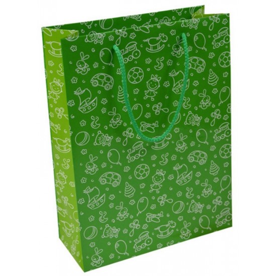 Punga De Cadouri, Din Carton Laminat, Cu Design Pt Copii, 24 X 10 X 32cm, Office Products - Asortate