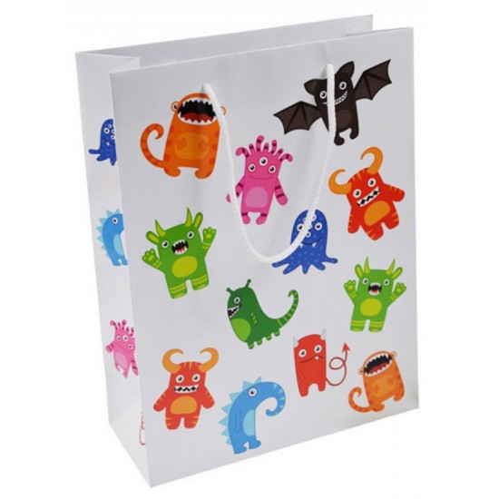 Punga De Cadouri, Din Carton Laminat, Cu Design Pt Copii, 24 X 10 X 32cm, Office Products - Asortate