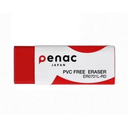 Radiera Medie Penac , 100% Cauciuc, 43 X 21 X 13mm - Culoare Rosie