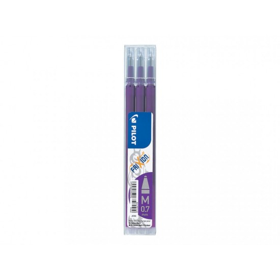Rezerva Roller Pilot Frixion, 0,7mm, 3buc/set - Violet