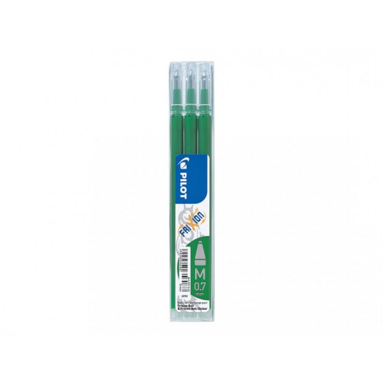 Rezerva Roller Pilot Frixion, 0,7mm, 3buc/set - Verde