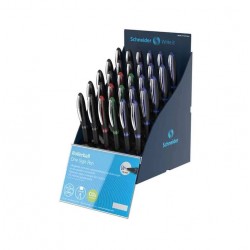 Sis Display Schneider One Sign Pen, 30 Rollere Cu Cerneala 1.0mm-(12x Albastru,negru, 3x Rosu,verde)