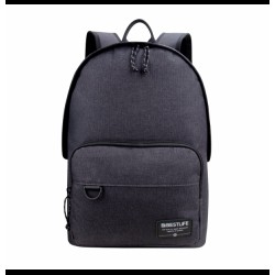 Rucsac Bestlife Devon, 44x30x18cm, Compartiment Laptop 15.6 Inch, Gri