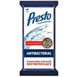 Servetele Umede Dezinfectante, 48 Buc/pachet, Presto