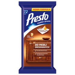 Servetele Umede Pentru Mobilier Din Lemn, 72 Buc/pachet, Presto - Efect De Stralucire