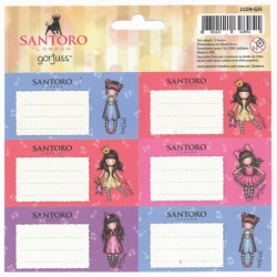 Etichete Scolare 12 Buc/set - Gorjuss, Asortate