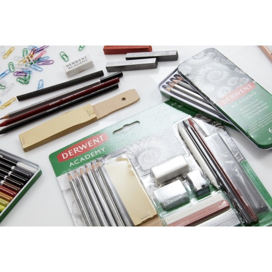 Set Complet Pentru Schite Derwent Academy, Creioane Grafit, Blister, 19 Buc/ Set