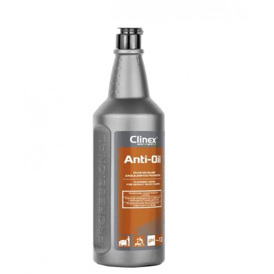 Clinex Anti-oil, 1 Litru, Detergent Pentru Suprafete Imbibate In Ulei