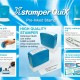 Stampila Xstamper Quix - Q14, Dreptunghiulara, 14 X 60mm - Tus Albastru