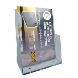 Display Plastic Pentru Pliante, A4, Stey - Transparent