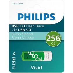 Memory Stick Usb 3.0 - 256gb Philips Vivid Edition Spring Green
