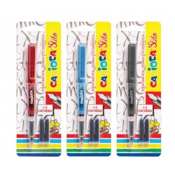 Stilou Cu Cartus Cerneala, + 2 Rezerve/blister, Carioca Stilo