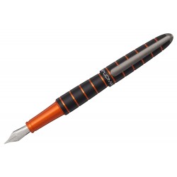 Stilou Diplomat Elox Ring, Cu Penita M, Din Otel Inoxidabil - Black/orange Stilou Diplomat Elox Ring, Cu Penita M, Din Otel Inoxidabil - Black/orange