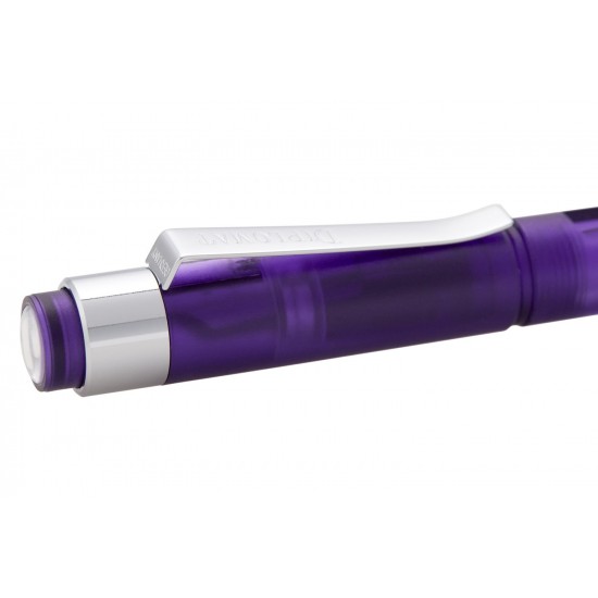 Stilou Diplomat Magnum, Cu Penita B, Din Otel Inoxidabil - Demo Purple
