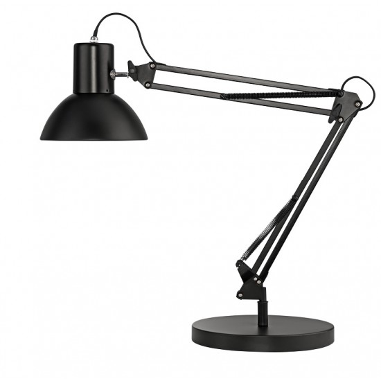 Lampa De Birou, Unilux Success 66, Cu Brat Articulat - Neagra