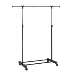 Suport Metalic, Mobil, Pentru Haine, Extensibil, Unilux Extend - Negru/crom