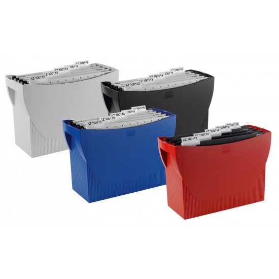 Suport Plastic Pentru 20 Dosare Suspendabile, Han Swing - Gri Deschis