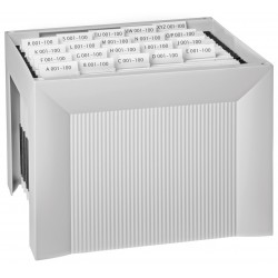 Suport Plastic Pentru 35 Dosare Suspendabile, Han Karat - Gri Deschis